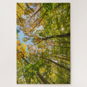 Herfst in een bos in Amesbury, Massachusetts Legpuzzel (Verticaal)