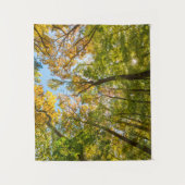 Herfst in een bos in Amesbury, Massachusetts Wandkleed (Voorkant)