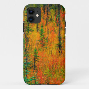 Herfst in een wei iPhone 11 hoesje