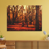 Herfst in Epping Forrest Canvas Afdruk (Insitu (Woonkamer))