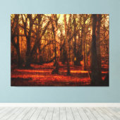 Herfst in Epping Forrest Canvas Afdruk (Insitu (Houten vloer))