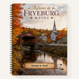 Herfst in Fryeburg Maine Persoonlijk Notitieboek
