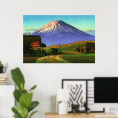 Herfst in Funatsu Mt Fuji Kawase Hasui 1953 Poster (Thuiskantoor)