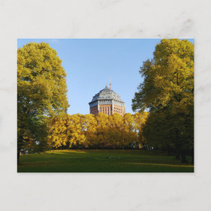 Herfst in Hamburg, Duitsland Briefkaart