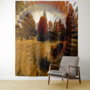 Herfst in Hayfork, Californië.... Wandkleed