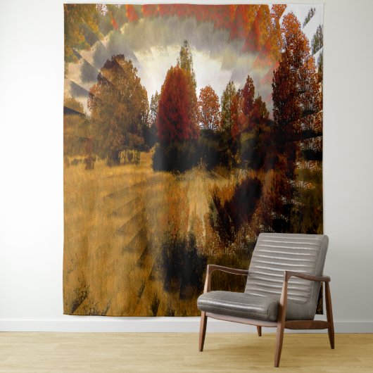 Herfst in Hayfork, Californië.... Wandkleed (In situ)
