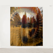 Herfst in Hayfork, Californië.... Wandkleed (Voorkant)