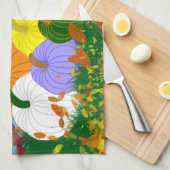 Herfst in herfst keukenhanddoek (Quarter Fold)