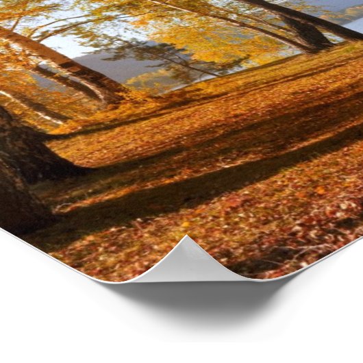 Herfst in Herfst Poster (Hoek)