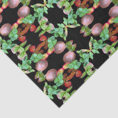 Herfst in het aardbeienseizoen achtertuin foto tissuepapier (Detail)