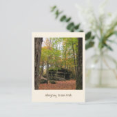 Herfst in het Allegany Briefkaart (Staand voorkant)