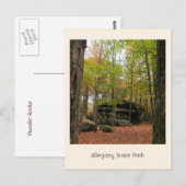 Herfst in het Allegany Briefkaart (Voorkant / Achterkant)