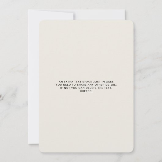 Herfst in het Baby shower Neutrale herfst Cake Kaart (Achterkant)