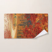 Herfst in het bos bad handdoek (Handdoek)