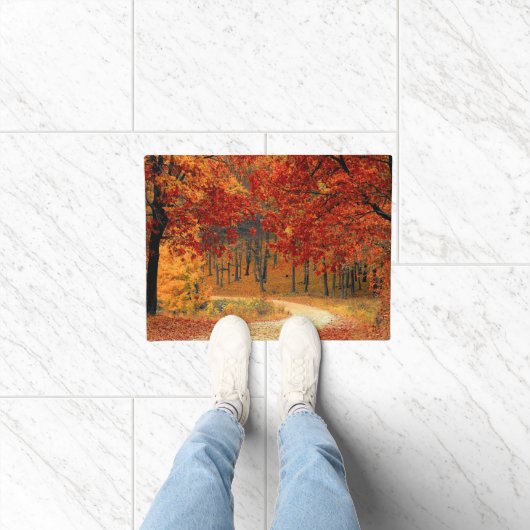 Herfst in het bos deurmat (Binnen)