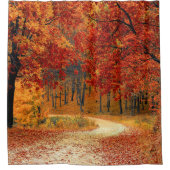 Herfst in het bos douchegordijn (Voorkant)