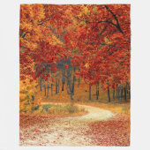 Herfst in het bos fleece deken (Voorkant)