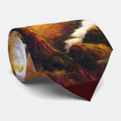 Herfst in het bos II Stropdas (Opgerold)