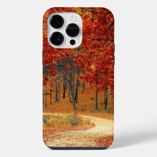 Herfst in het bos iPhone hoesje (Achterkant)