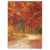 Herfst in het bos klembord (Achterkant)