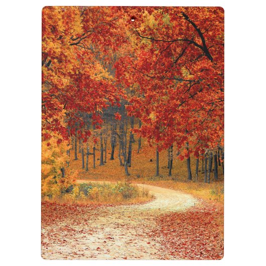 Herfst in het bos klembord (Achterkant)