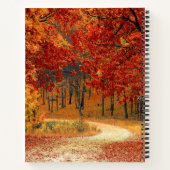 Herfst in het bos notitieboek (Achterkant)