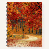 Herfst in het bos notitieboek (Voorkant)