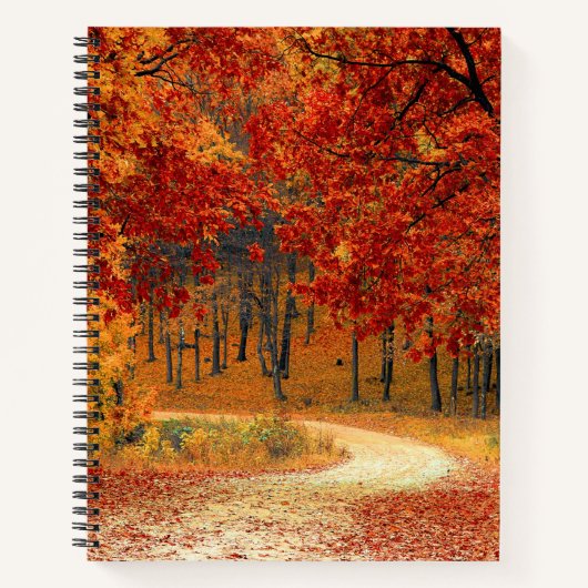 Herfst in het bos notitieboek (Voorkant)