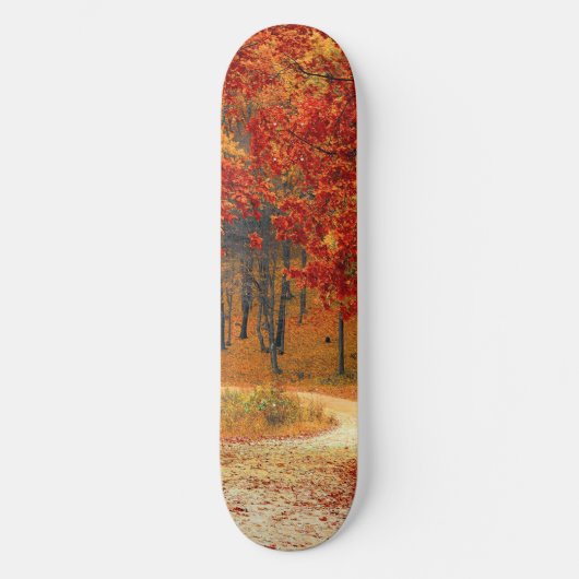 Herfst in het bos persoonlijk skateboard (Voorkant)