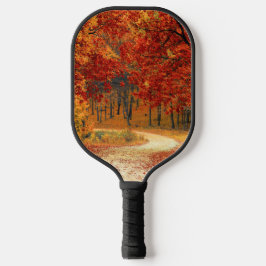 Herfst in het bos pickleball paddle