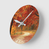 Herfst in het bos ronde klok (Hoek)