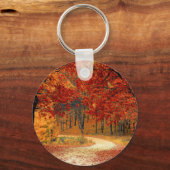 Herfst in het bos sleutelhanger (Achterkant)