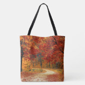 Herfst in het bos tote bag (Achterkant)