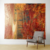 Herfst in het bos wandkleed (In Situ (horizontaal))