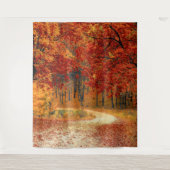 Herfst in het bos wandkleed (Voorkant)