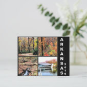 Herfst in het Briefkaart van Arkansas Travel (Staand voorkant)