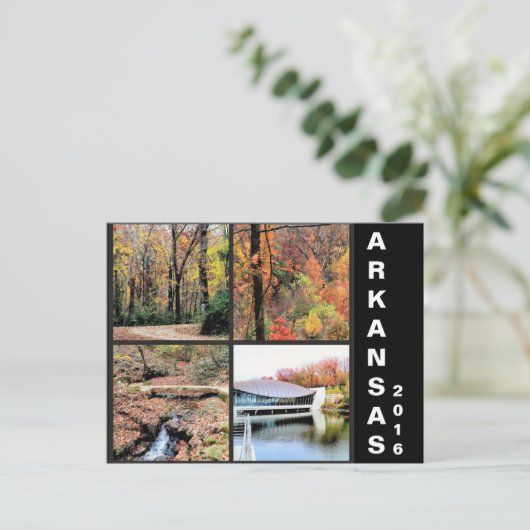 Herfst in het Briefkaart van Arkansas Travel (Staand voorkant)