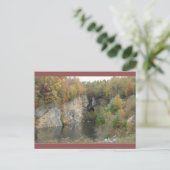 Herfst in het Briefkaart van de bergen Blue Ridge (Staand voorkant)