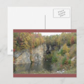 Herfst in het Briefkaart van de bergen Blue Ridge (Voorkant / Achterkant)