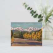 Herfst in het  Briefkaart van de Rockies (Staand voorkant)