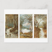 Herfst in het Briefkaart van het bos (Voorkant)