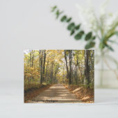 Herfst in het Briefkaart van het land (Staand voorkant)