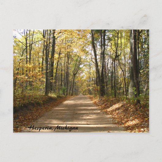 Herfst in het Briefkaart van het land (Voorkant)