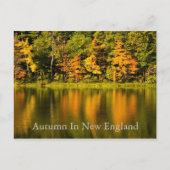 Herfst in het Briefkaart van New England (Voorkant)