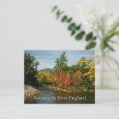 Herfst in het Briefkaart van New England (Staand voorkant)