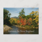 Herfst in het Briefkaart van New England (Voorkant)