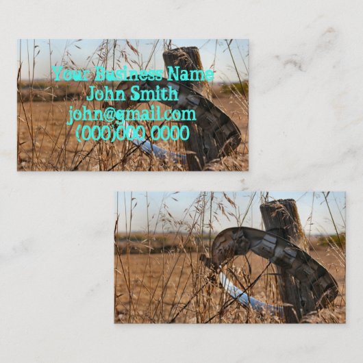 Herfst in het hart visitekaartje (Voorkant / Achterkant)