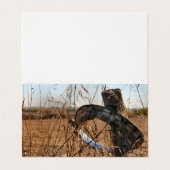 Herfst in het hart visitekaartje (Buitenkant ongevouwen)