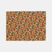 Herfst in het kwadraat fleece deken (Voorkant (Horizontaal))