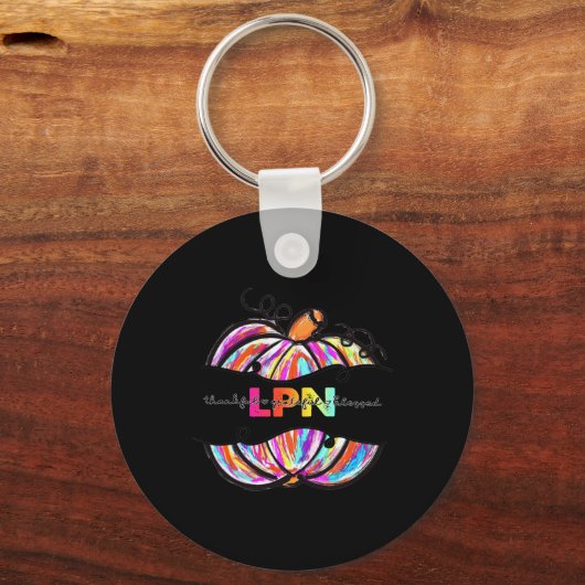 Herfst in het najaar: dankbare grateful Blessed LP Sleutelhanger (Voorkant)